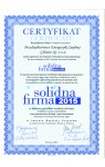 2015 Certyfikat Solidna Firma